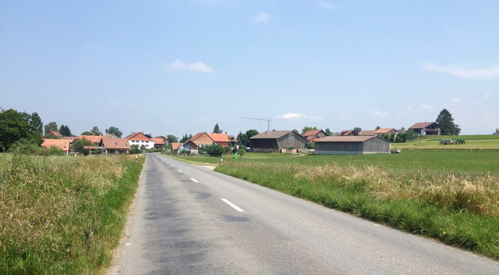 Peney-le-Jorat in der Schweizer Gemeinde Jorat-Menthue.