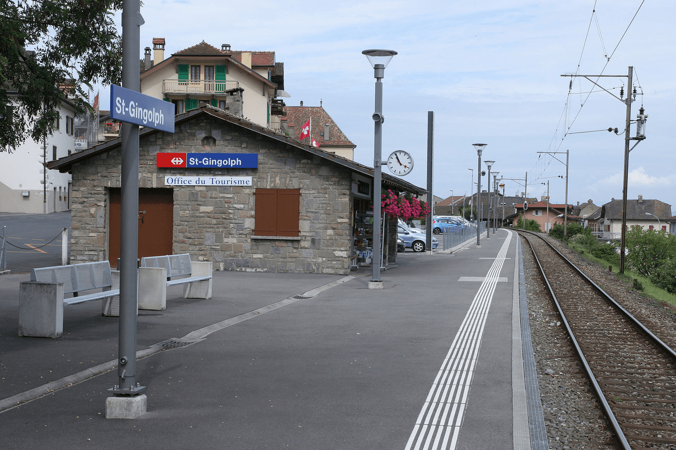 Der Bahnhof von Saint-Gingolph