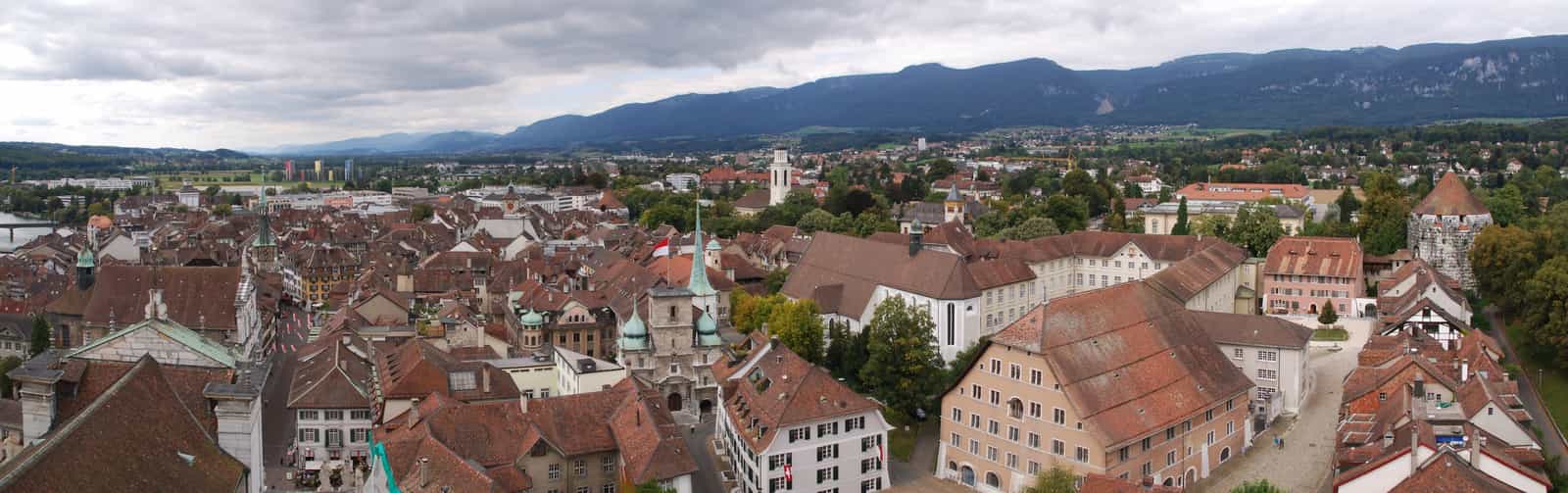 Panorama der Altstadt von Solothurn