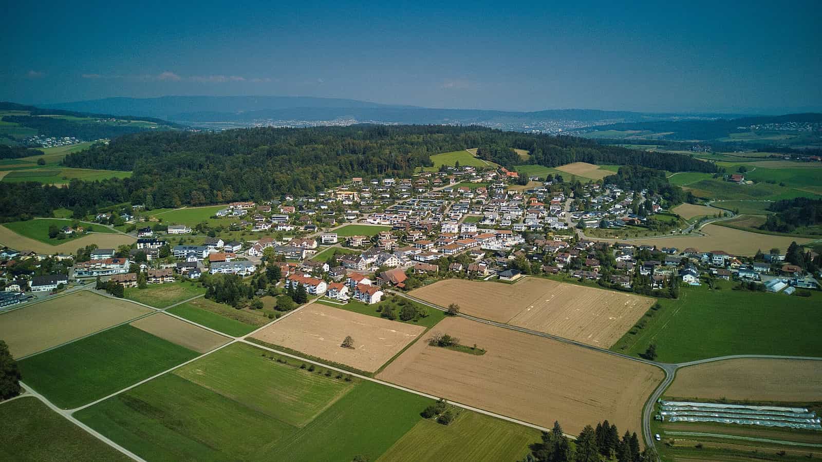 Luftaufnahme Oberwil-Lieli, 2023