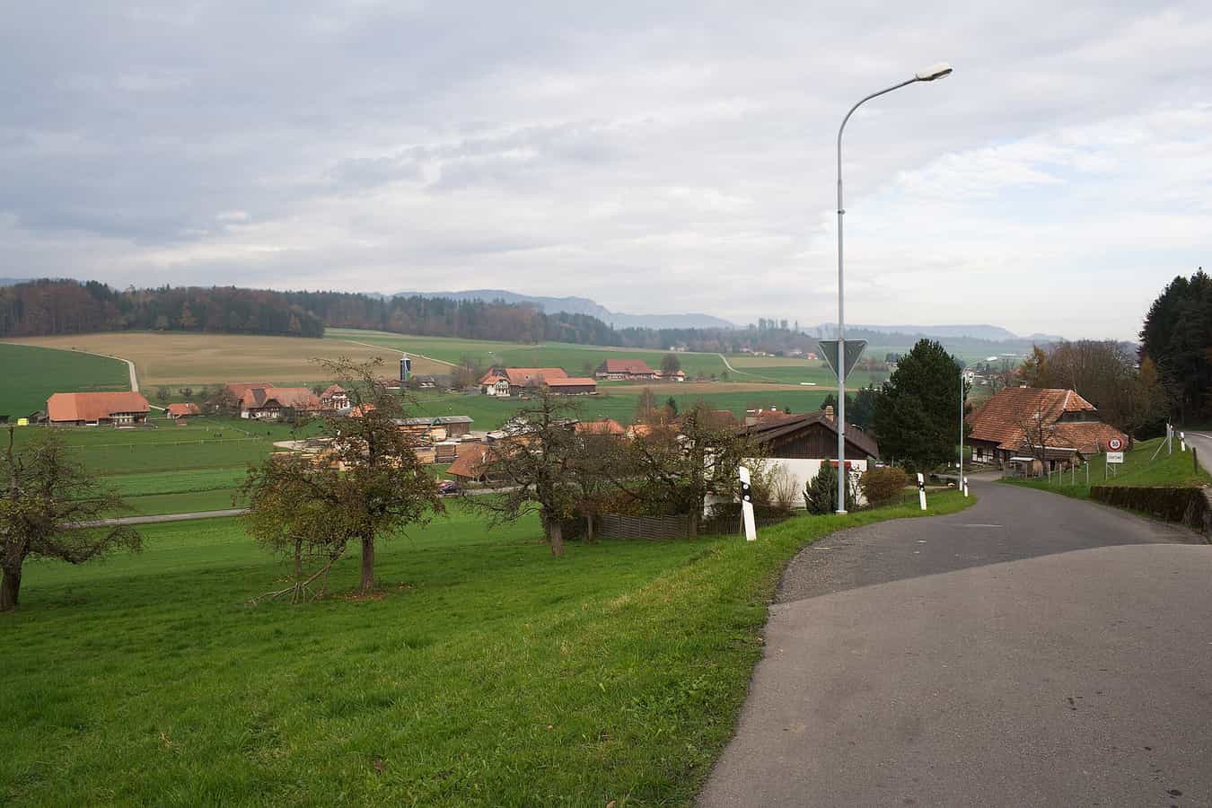 Ichertswil, eine lose Siedlung im Kanton Solothurn, Schweiz