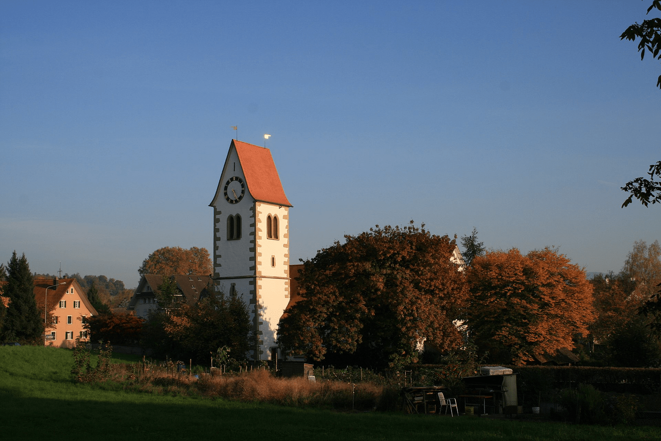 Reformierte Kirche Knonau, Kanton Zürich, Schweiz