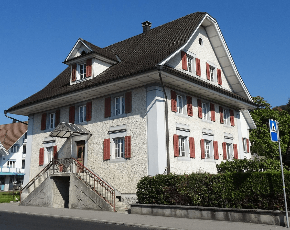 House on Hauptstrasse in Aesch, Lucerne,