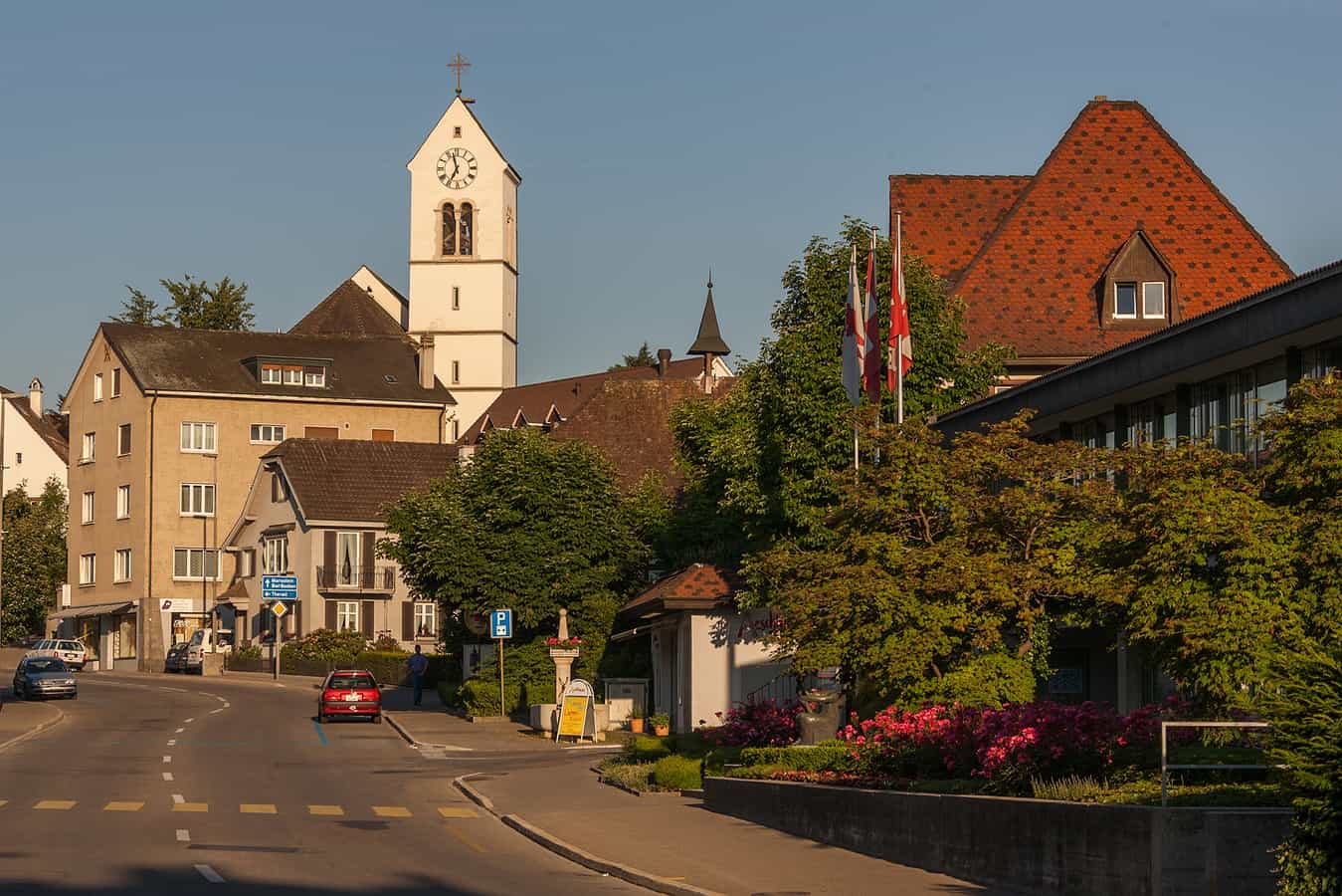 Dorfzentrum von Oberwil (BL)
