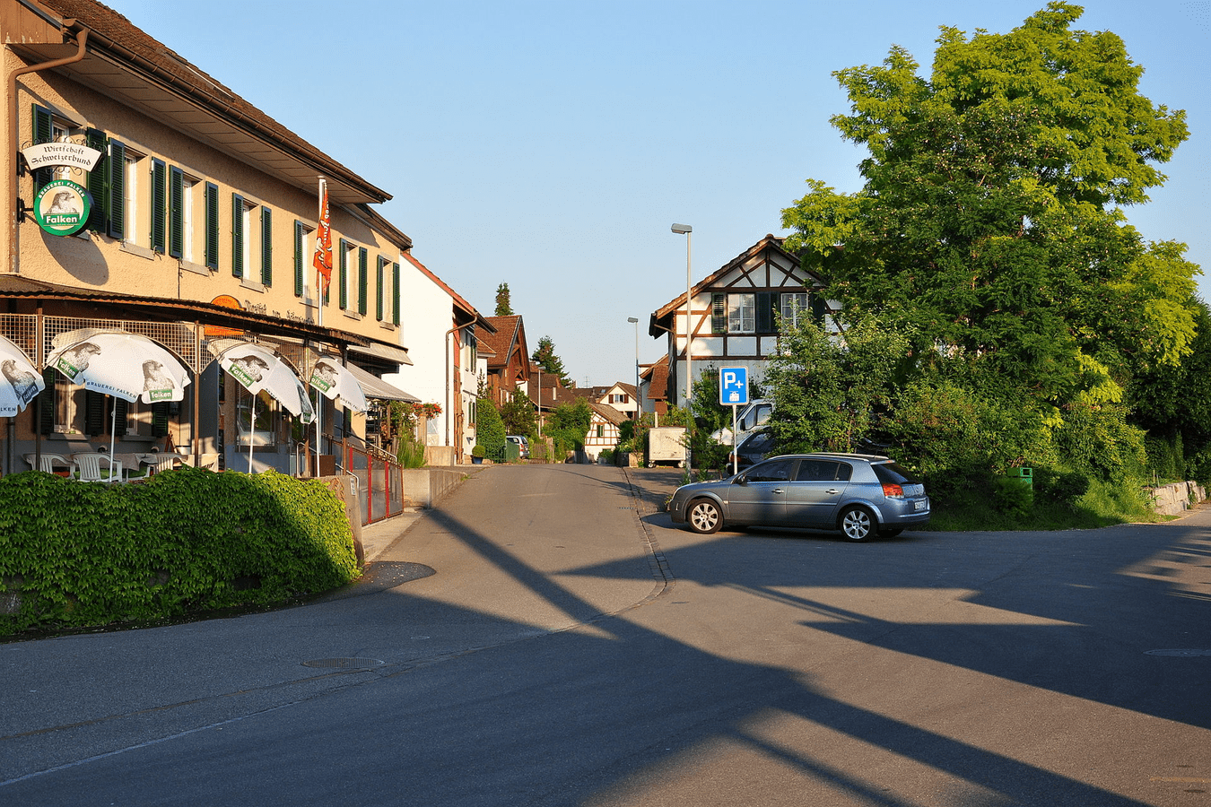 Bahnhofstrasse in Dachsen