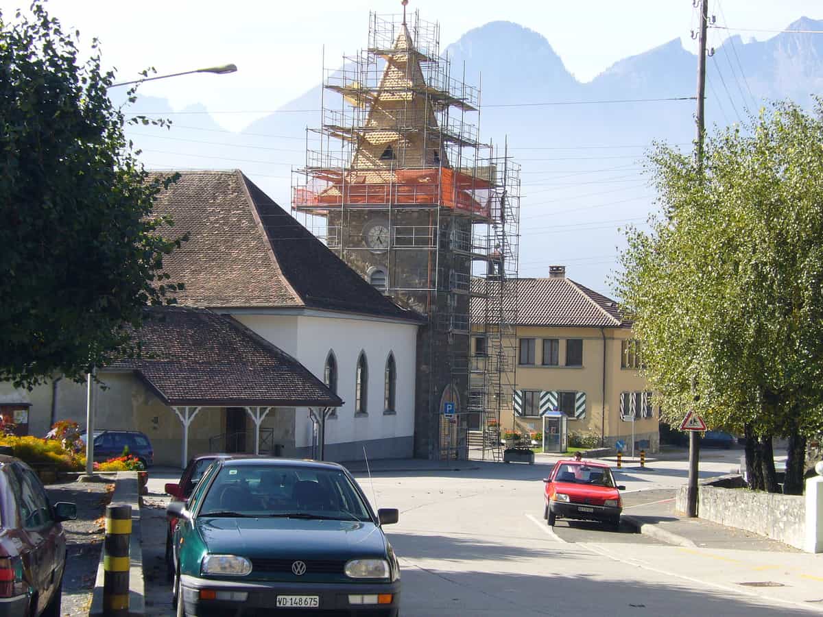 Kirche in Roche, Kanton Waadt