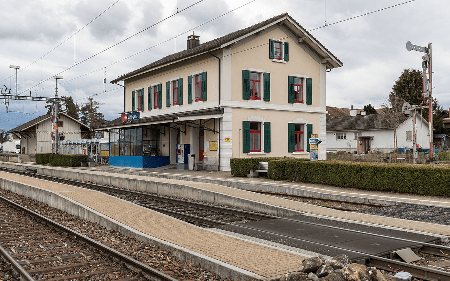 Bahnhof Güttingen, erbaut 1870/71