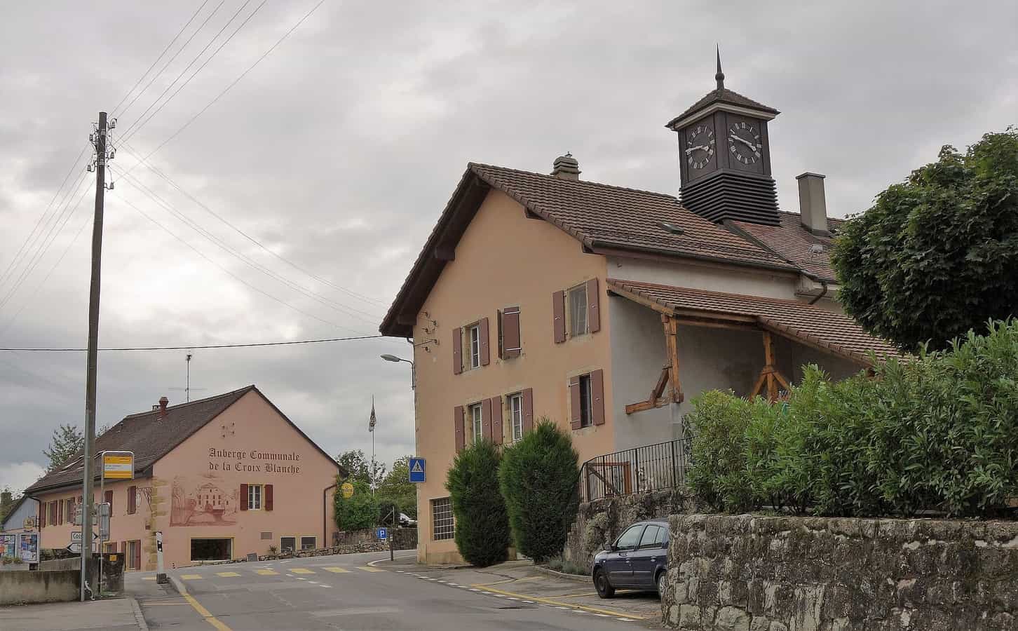 Lussery-Villars (canton de Vaud - Suisse) - centre de Lussery