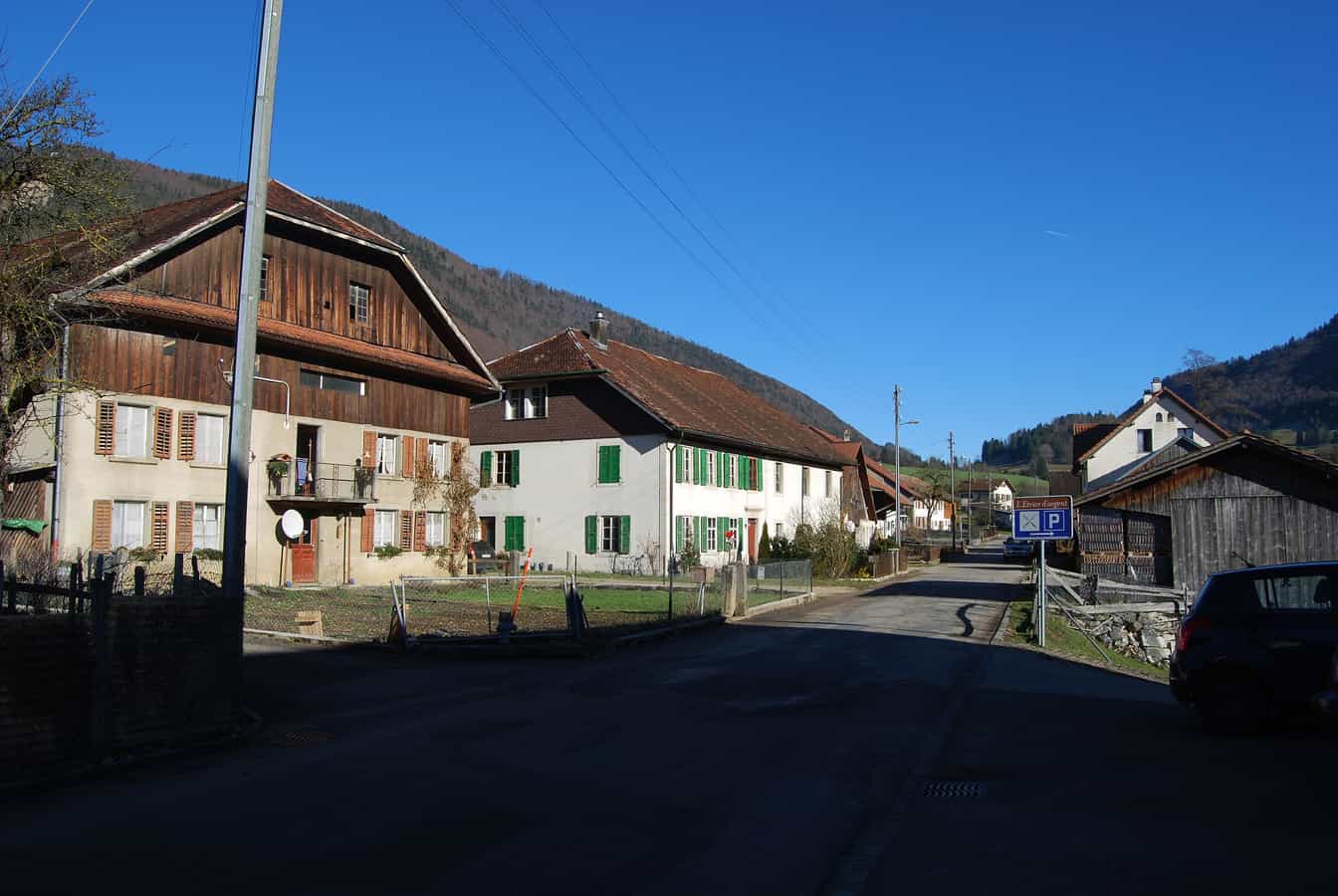 Corcelles, canton de Berne, Suisse