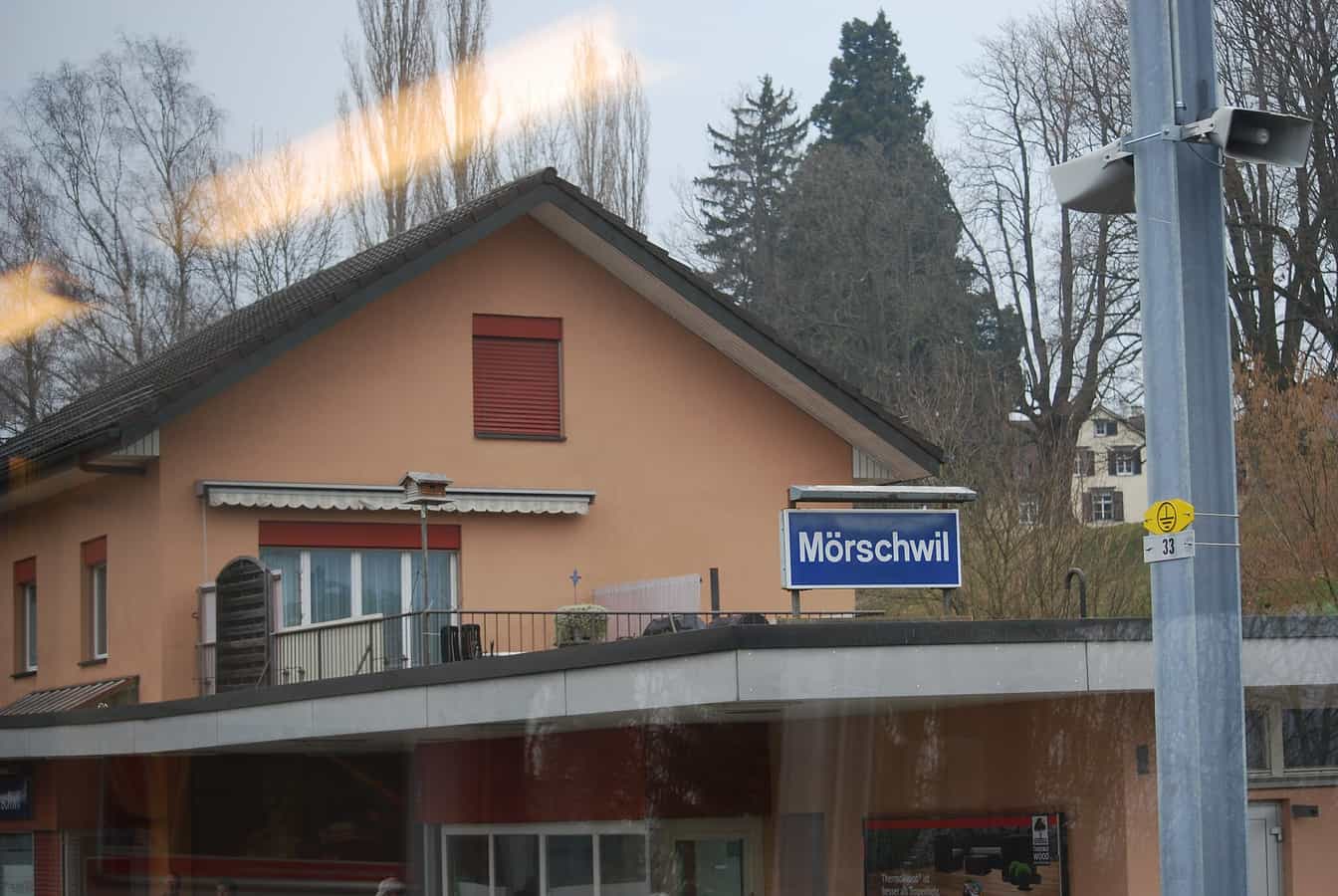 Bahnhof Mörschwil, Kanton St. Gallen, Schweiz