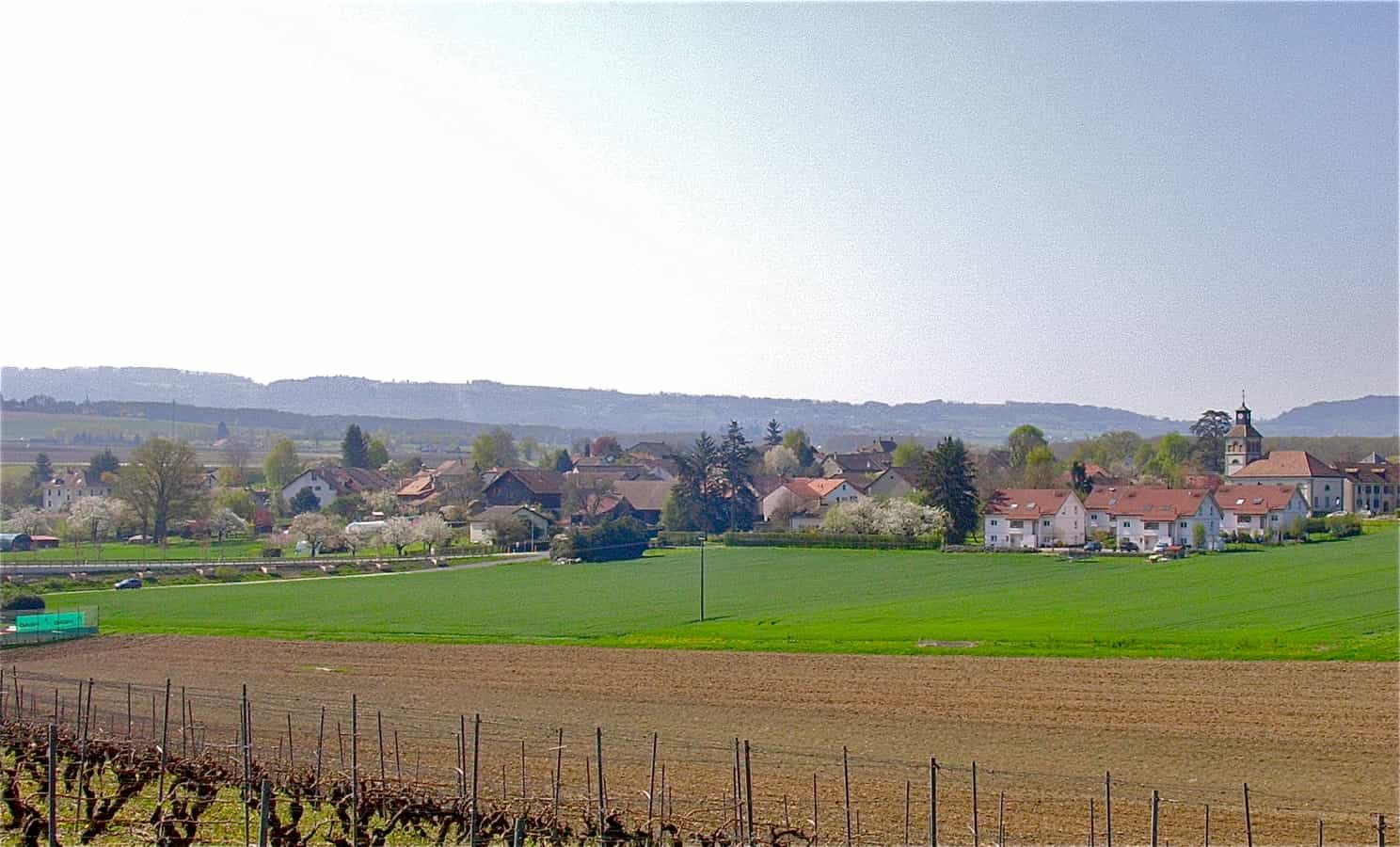 Das Dorf Soral im Kanton Genf