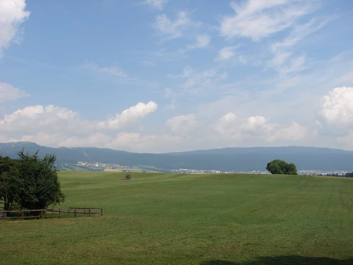 Panorama von Valangin, Val-de-Ruz