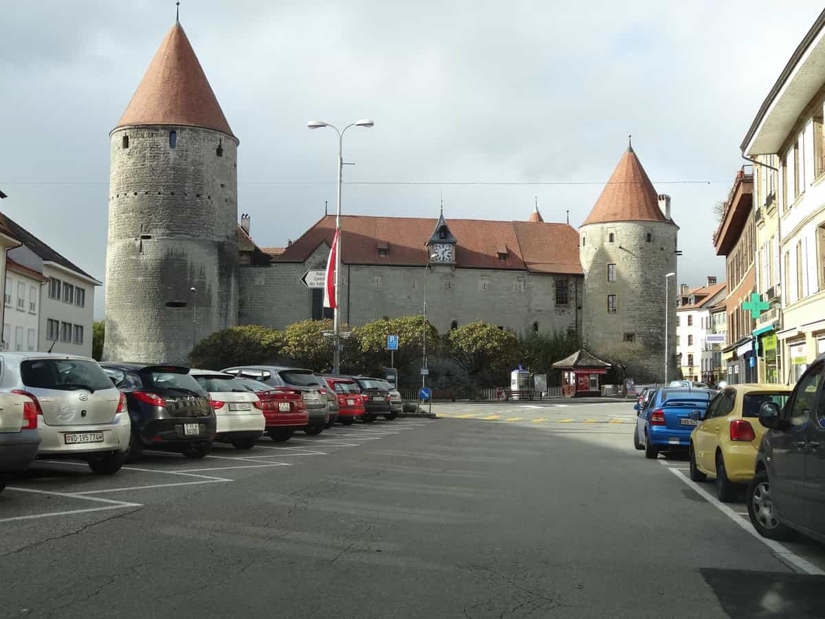 Das Schloss von Yverdon