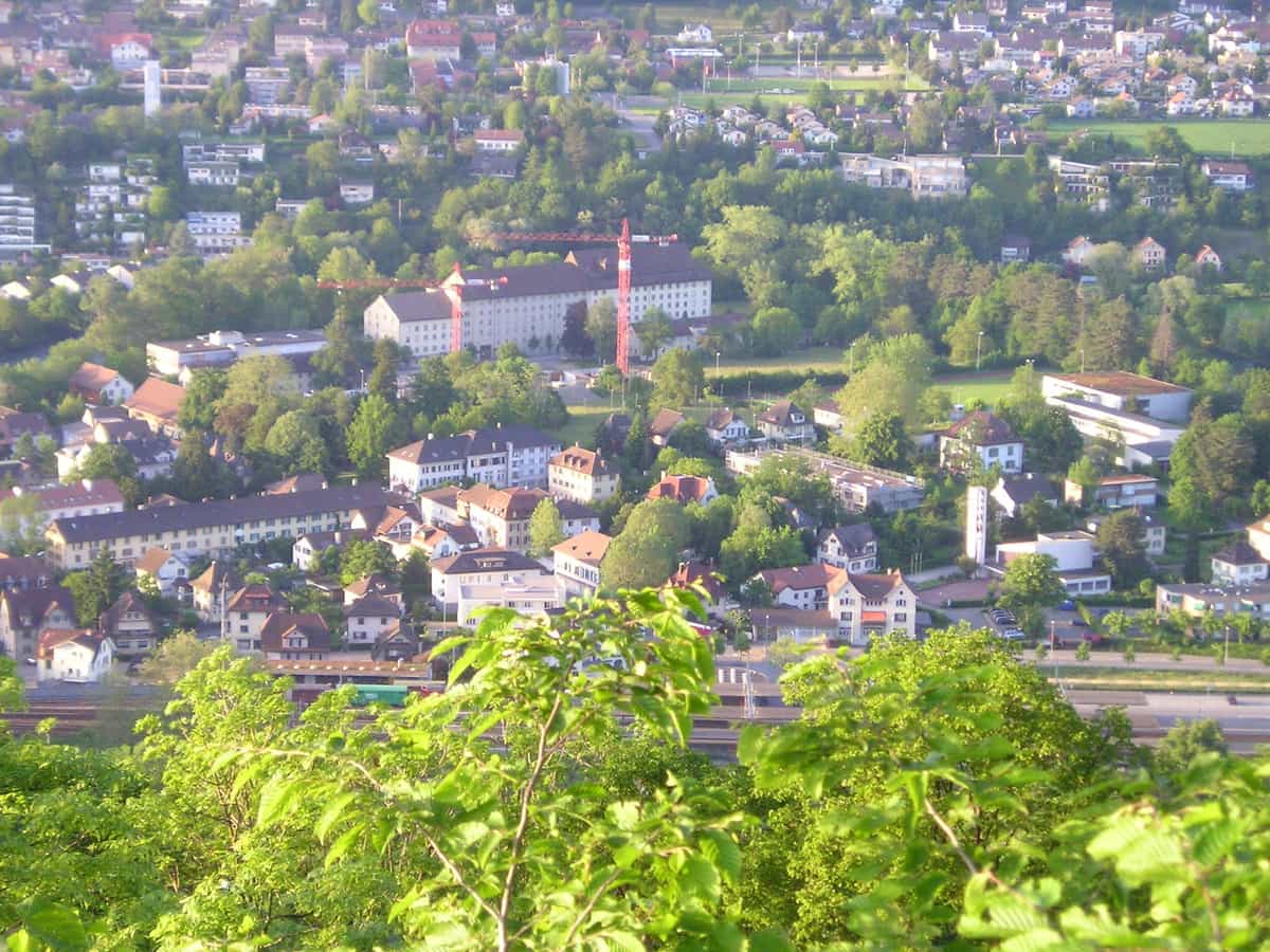 Turgi im Aargau, im Hintergrund Untersiggenthal