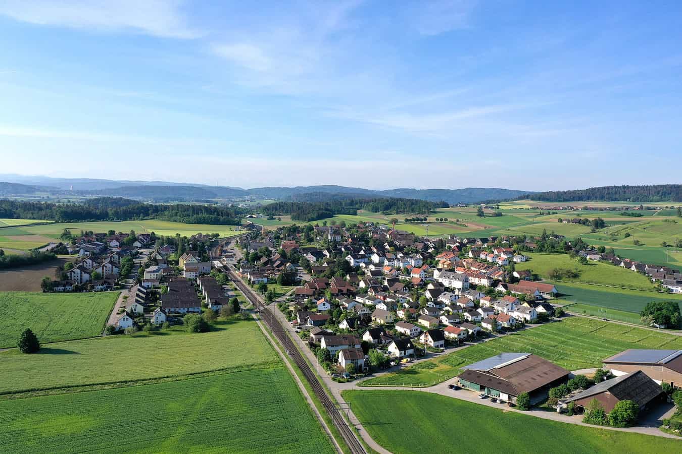 Henggart - Ansicht von Norden