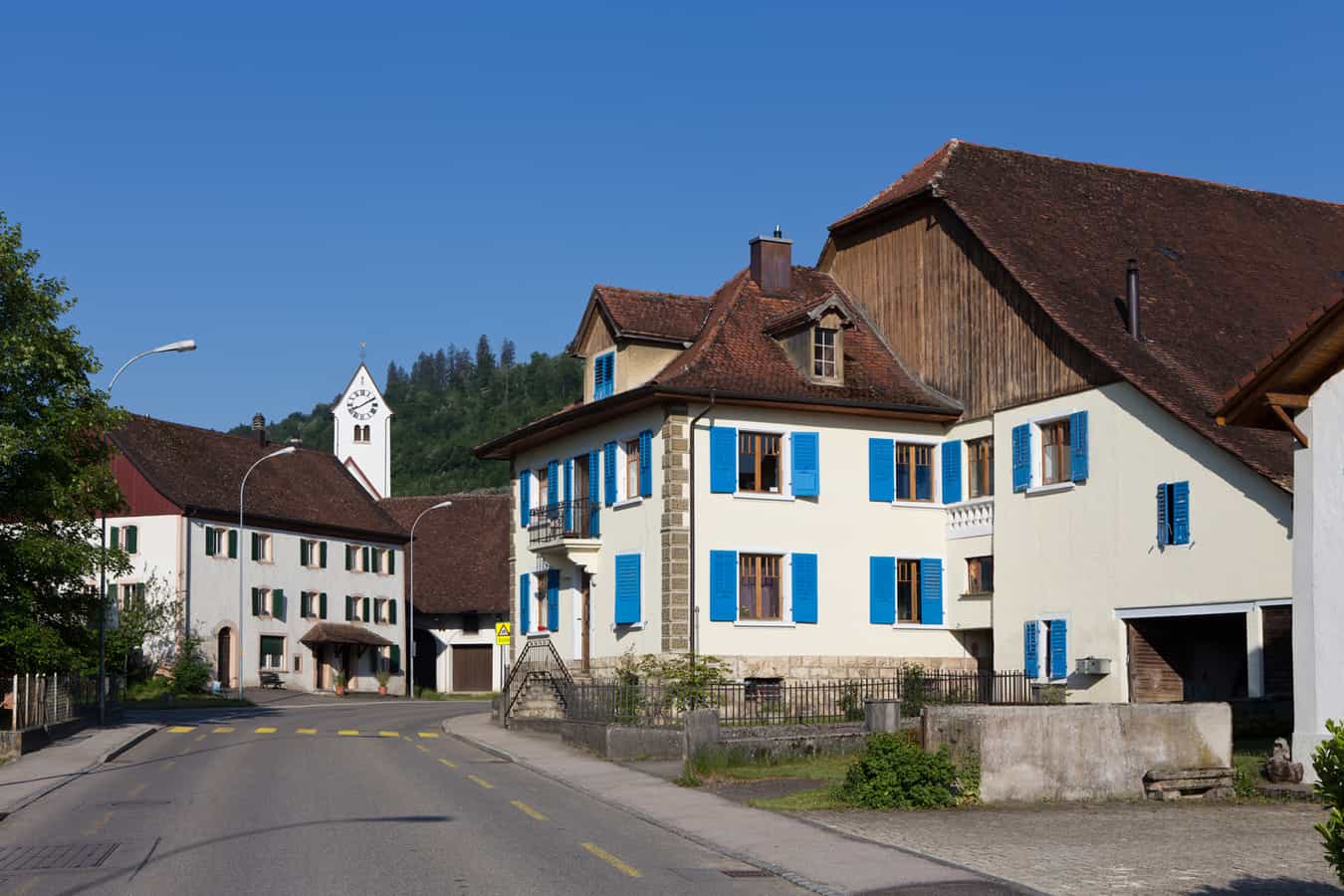 At the Village in Glovelier, commune of Haute-Sorne (JU)