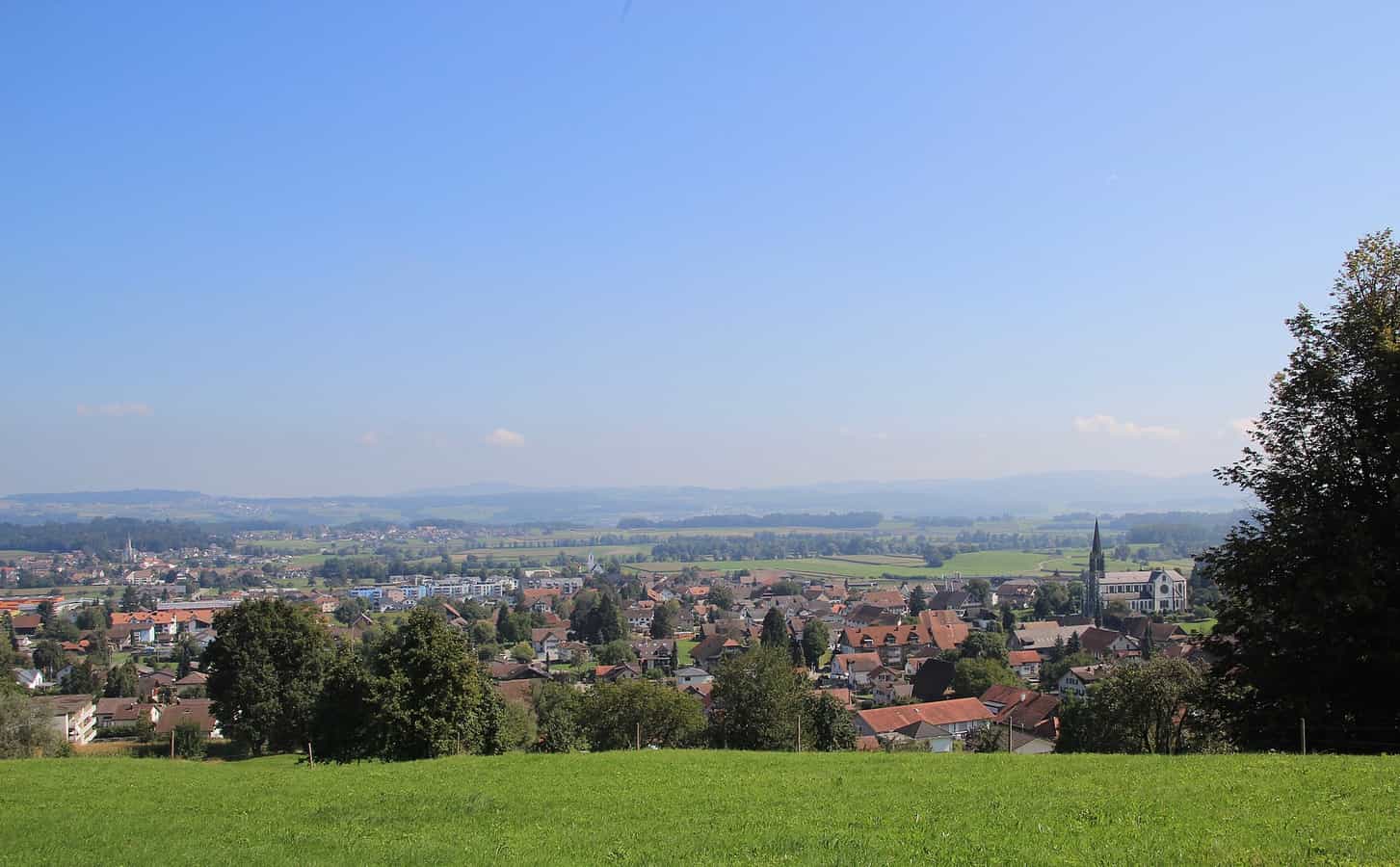 Boswil Ansicht von Westen