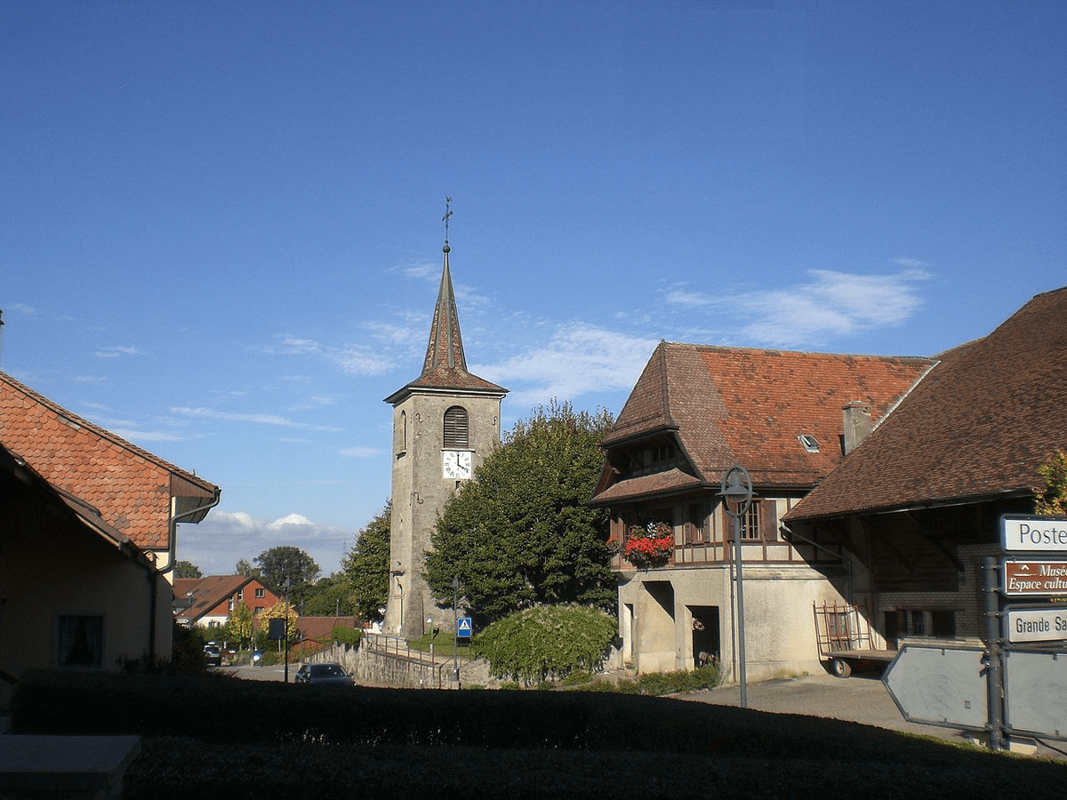 Mixed church of St-Germain of Assens, canton of Vaud