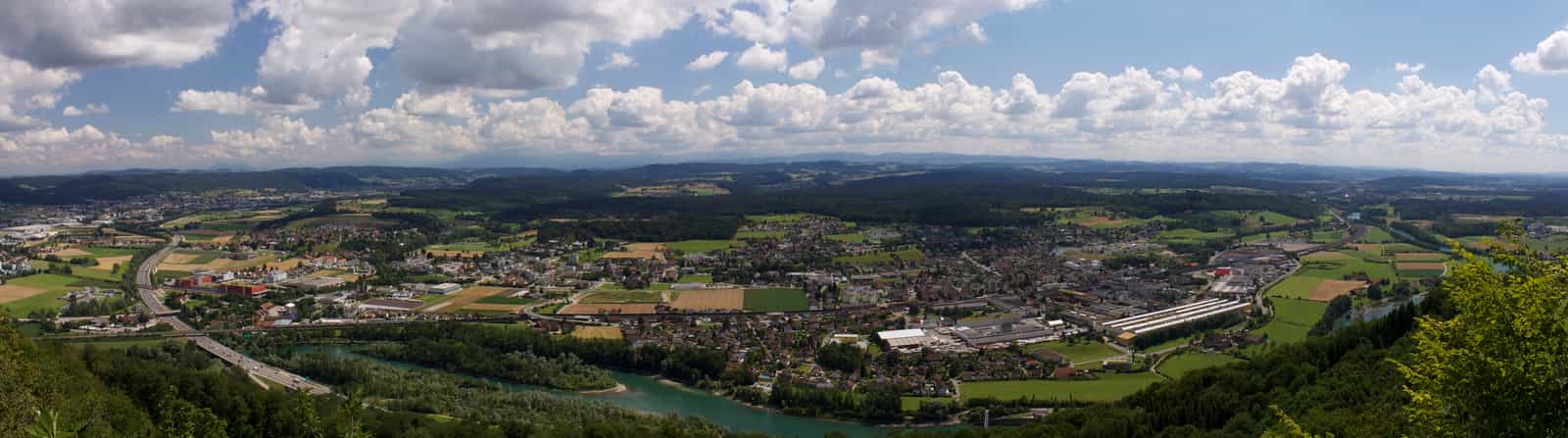 Rothrist, Panorama von der Höchi Flue