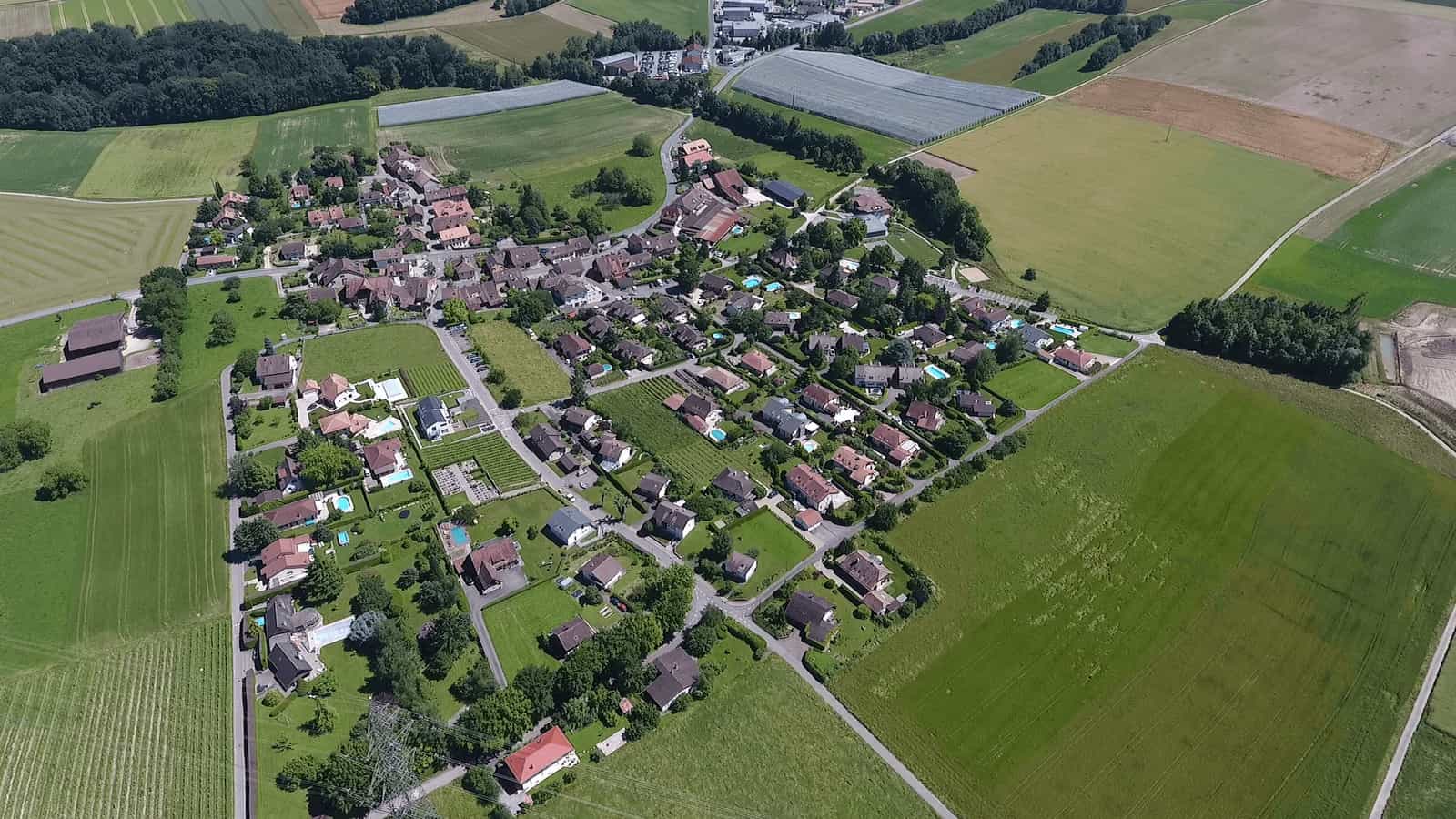 Luftaufnahme von Romanel-sur-Morges