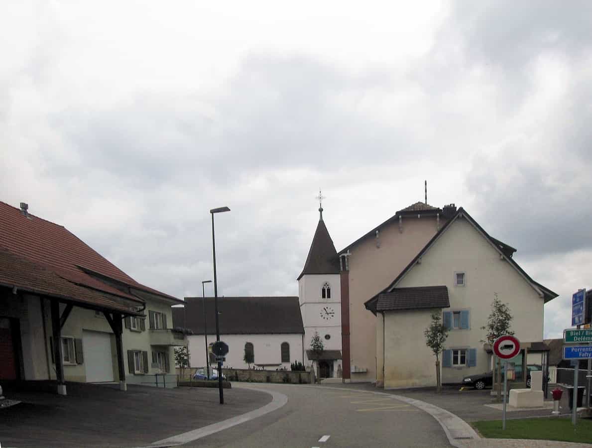 Kirche St. Armandus in Bure, Schweiz