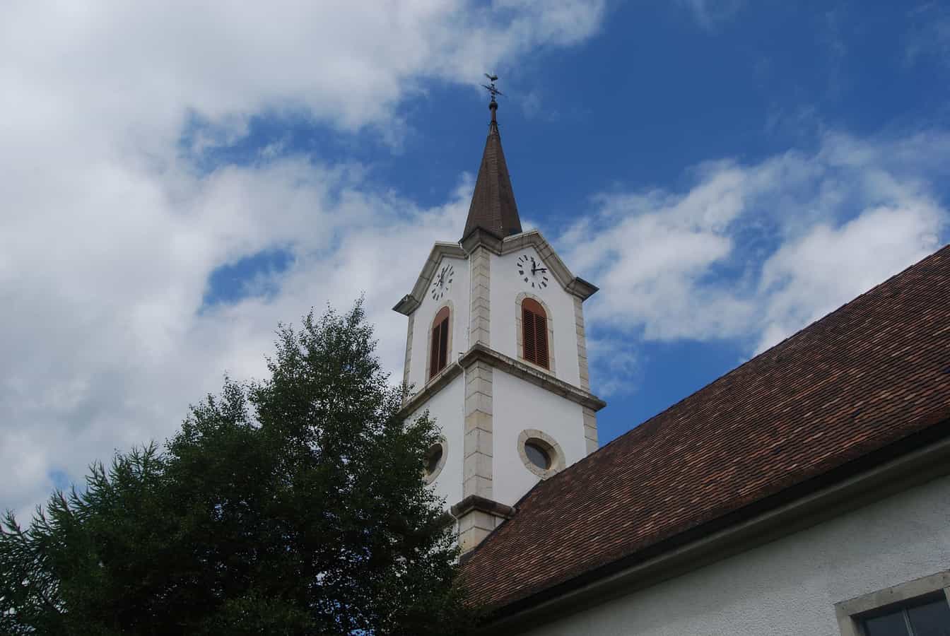 Chiesa di Lajoux, cantone del Giura, Svizzera