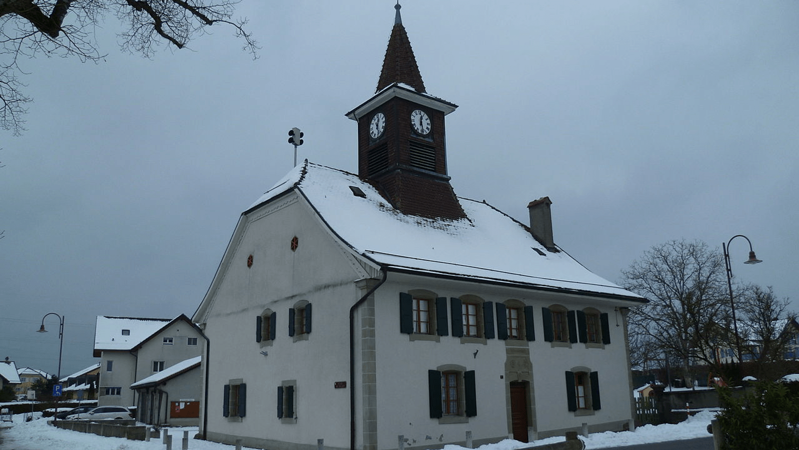 Maison de ville de Bretigny-sur-Morrens. Vaud, Switzerland