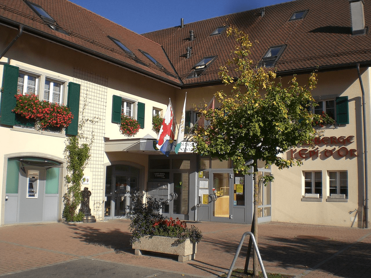 Official building of Assens, canton of Vaud
