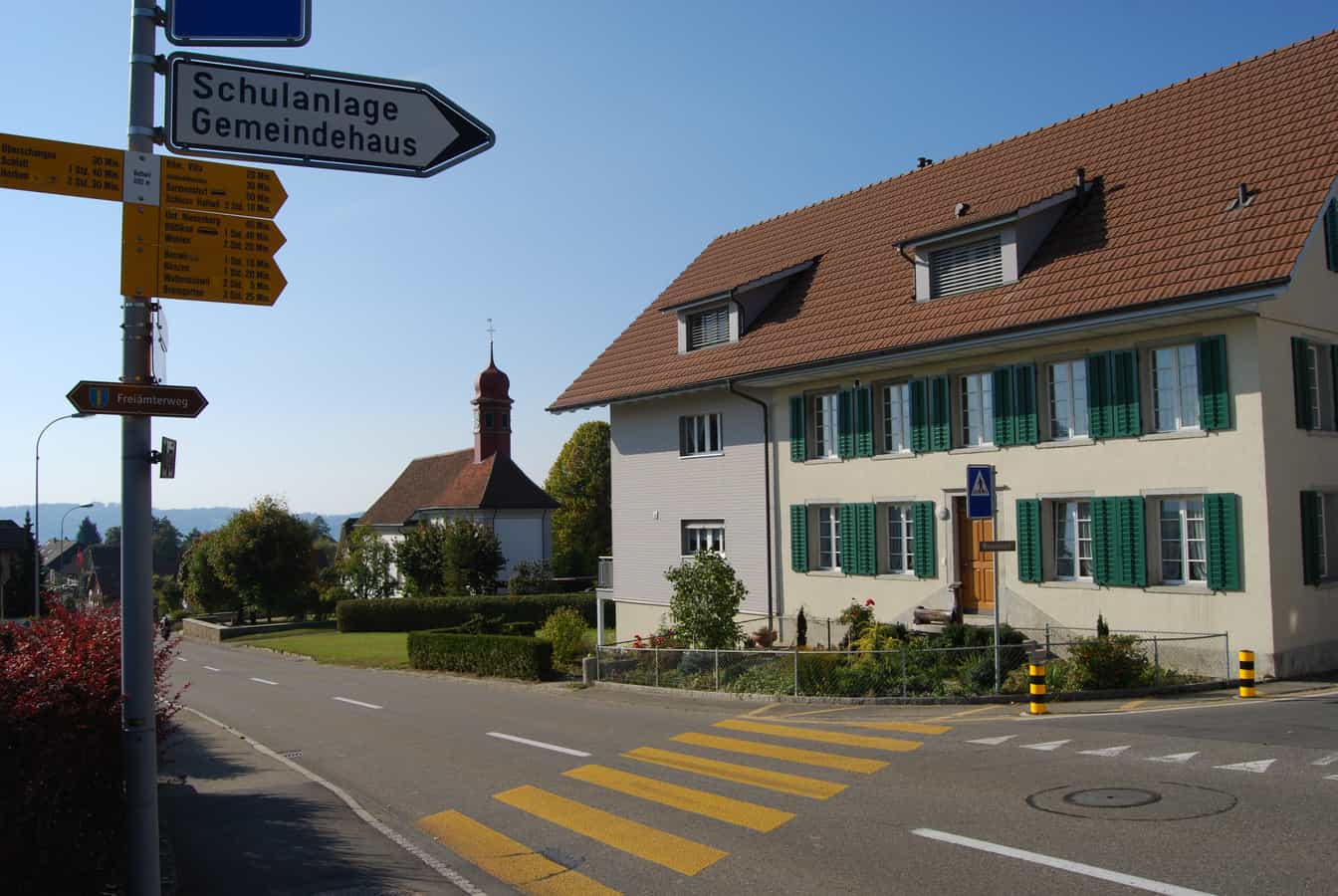 Kirche von Bettwil, Kanton Aargau